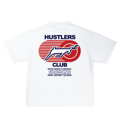 Hustlers Club Tee (Red/White/Blue)